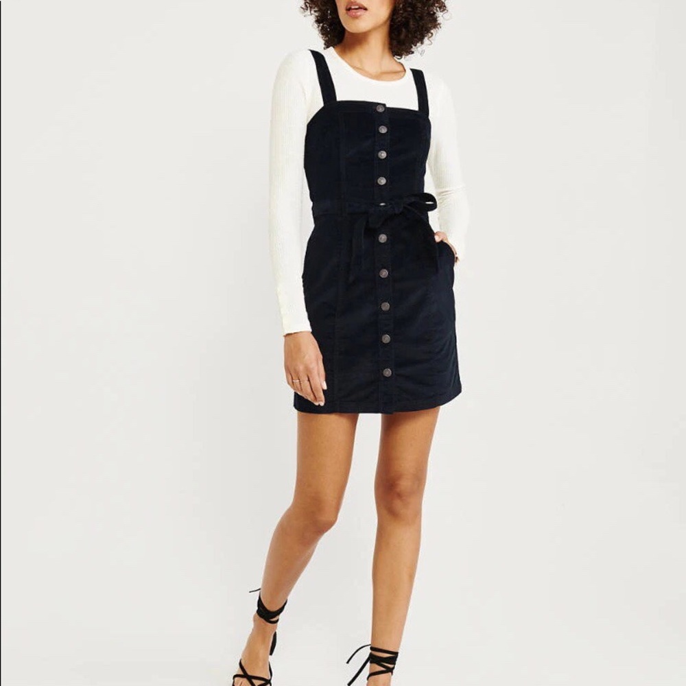 Corduroy Button Up Dress